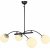 Hillevi loftslampe 3811 - Sort/hvid