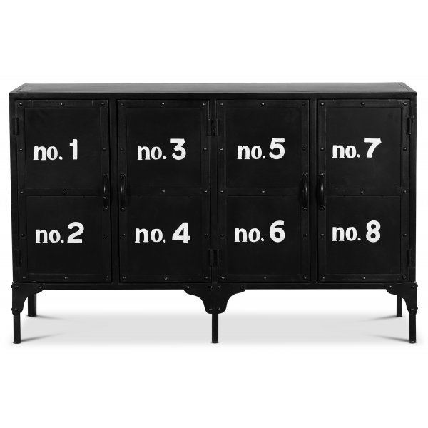 Fgelvik sidebord - Sort metal