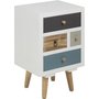 Thais sengebord - Hvid / multi