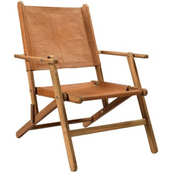 Porto instruktrstol - Cognac / Teak