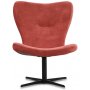 Tulpan design lnestol - Coral (Velvet)
