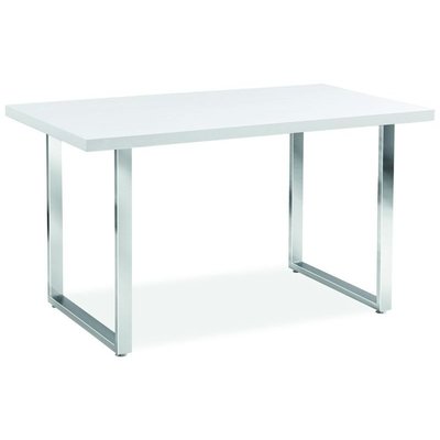 Spisebord Columbus 130 cm - Hvid