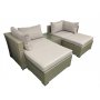 Udendrs sofagruppe - Gr rattan