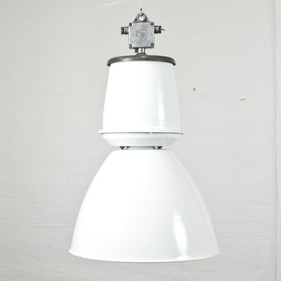 Industriel loftslampe vintage - Hvid
