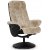 Times lnestol med fodskammel (Recliner) - Beige freskind + Tekstilrensning til mbler