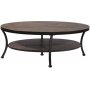 Manilla 120 sofabord - Mrkbejdset/sort + Mbelfdder