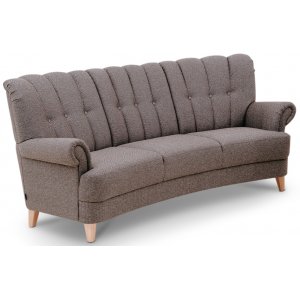 Lisa 3-pers. Buet sofa - Valgfri mbelpolstring!