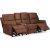 Enjoy Hollywood recliner-sofa (Biosofa) - 3-personers (elektrisk) i brunt mikrofiberstof