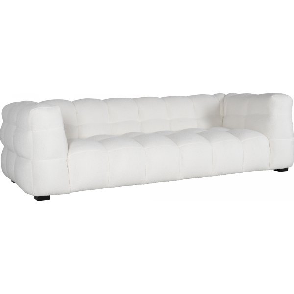 Bill 3-personers sofa i boucl - sofa 235 cm lang