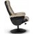 Times lnestol med fodskammel (Recliner) - Beige freskind + Tekstilrensning til mbler