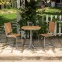 Mllan udendrs stol stabelbar i teak