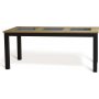 Jasmin spisebord 180 x 90 cm i eg med sorte ben