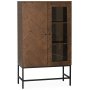 Edge highboard - Brunbejdset eg