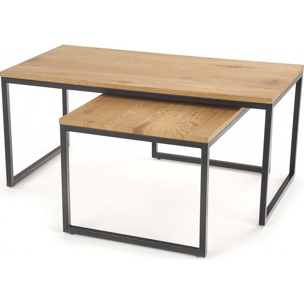 Lisha indskudsbord - Eg/sort