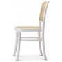 Omni spisegruppe, rundt spisebord 130 cm inkl. 4 Tyko hvide stole - Whitewash