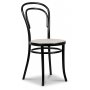 Rosvik spisegruppe grt rundt bordet med 4 Thonet stole - gr / sort