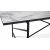 Portland spisebord 180 cm - Marmor mnster/sort + Mbelplejest til tekstiler