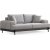 Eti 3-personers sofa - Gr/sort