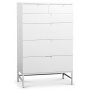 Lennox kommode 4 + 2 skuffer - Hvid