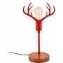 Gevir bordlampe - Valnd/rd