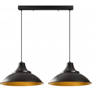 Samba loftslampe 3733 - Sort/guld