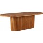 Salt ovalt teak spisebord 220x100 cm - Teak bord