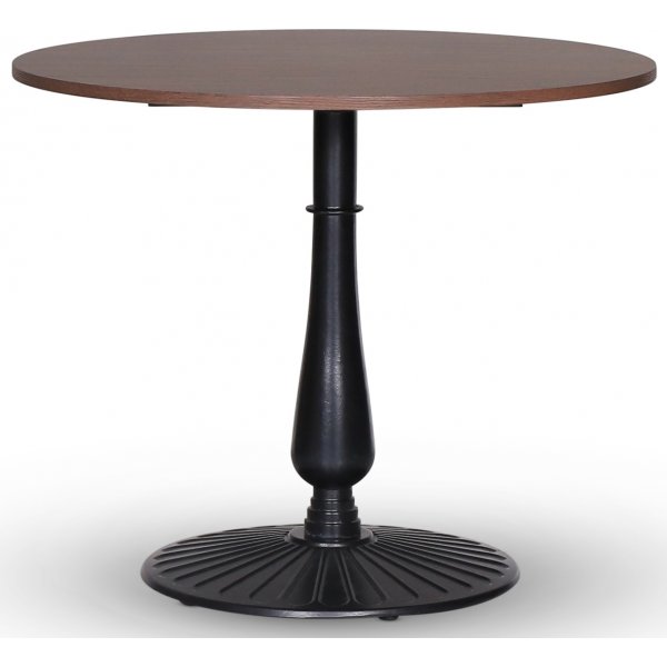 Garden bord ca. 90 cm - Sort bladbund / mrk trimitation
