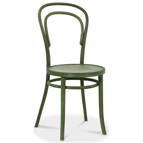 Bentwood Stol No14 Klassiker - Grn plettet