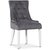 Tuva stol Cleopatra (ryghndtag) - Gr fljl | Hvide ben + Mbelplejest til tekstiler