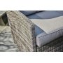 Moreno udendrs sofast venstre - Gr polyrattan