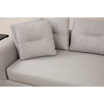 Padova divan sofa venstre - Lysegr