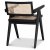 Strmsberg stol - Sort mahogni/rattan + Mbelplejest til tekstiler