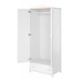 Stephany garderobe - Hvid/rosa