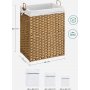 Henrietta vasketjskurv 90 l - Rattan