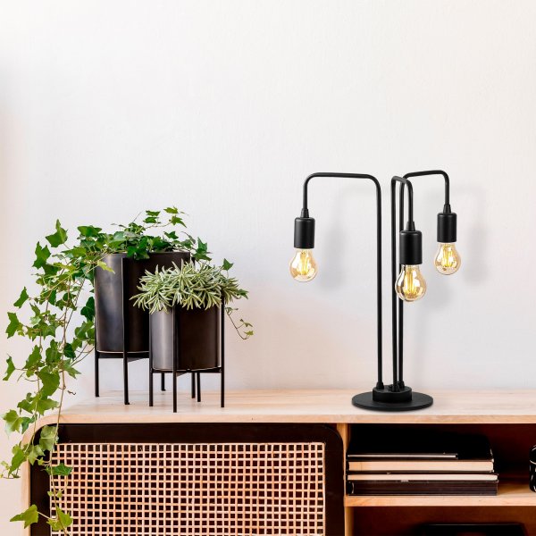 Mum bordlampe - Sort