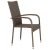 Portland Outdoor Dining Chair - Cube Rattan/Gr