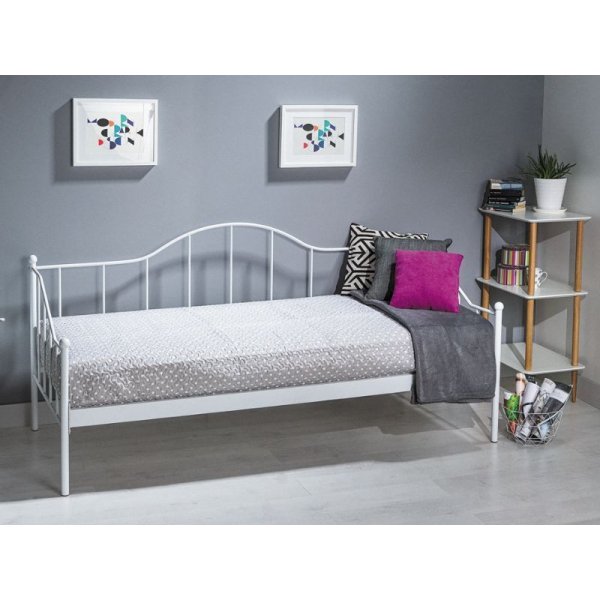 Sengestel Aleah 90x200 cm - Hvid