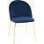 Giovani velvet stol - Bl/Messing