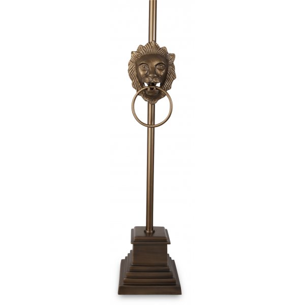 Lvehoved Bordlampe 60 cm - Antik messing