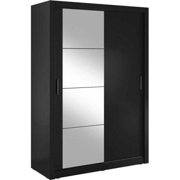 Mervyn garderobe 150 - Sort