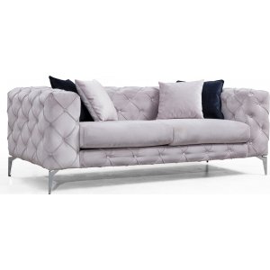 Como 2-personers sofa - Lysegr