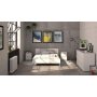 Style sengeramme 140 x 200 cm - Hvid