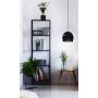 Loftslampe med frynser - Sort