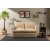 Saga 2-personers sovesofa - Creme