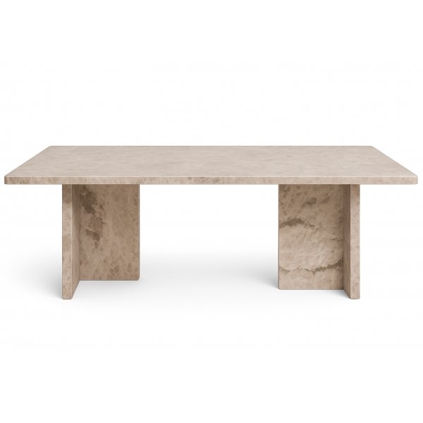 Sofabord 110x60 cm i marmor