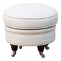 Howard Luxor Fodskammel rund - Brun beige