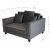 Brandy Lounge lnestol 1,5-personers sofa - Mrkegr (fljl) + Mbelplejest til tekstiler