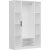 Orizzo garderobe 180x52x180 cm - Hvid