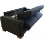 Kansas 3-personers sovesofa - Sort