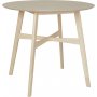 Nordic barbord 107cm - Whitewash eg